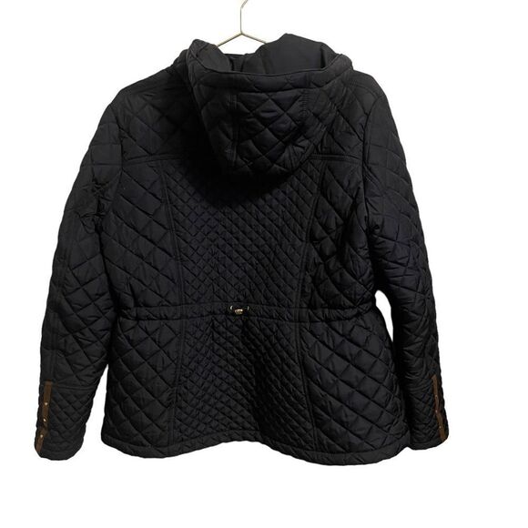 Weatherproof Navy Quitted Jacket with Removable Hood Size XL - Picture 5 of 8